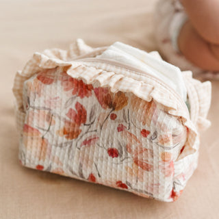 Wafelkatoen - bloemen - herfst - Katia Fabrics