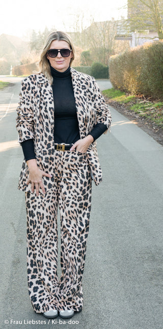 Velours - leopard - Swafing