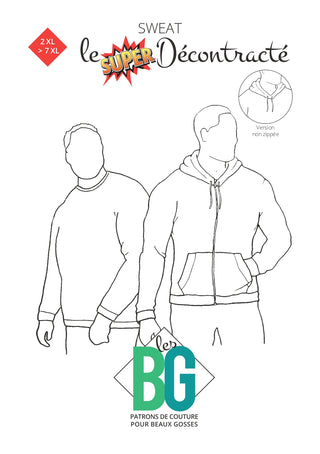 Les BG - sweat - le Super Décontracté