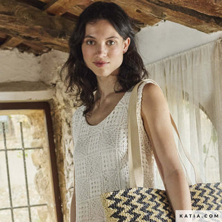 Faux crochet - squares - Katia Fabrics