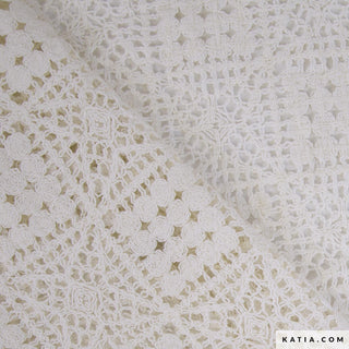 Faux crochet - squares - Katia Fabrics