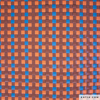 Leer - geweven - sunset - Katia Fabrics