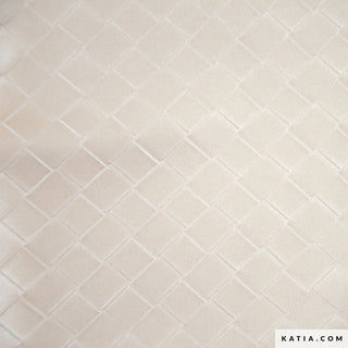 Leer - gevlochten - beige - Katia Fabrics