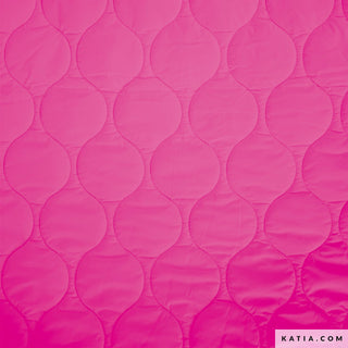 Gewatteerde nylon - fuchsia - Katia Fabrics