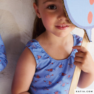 Katoentricot - happy fish - Katia Fabrics