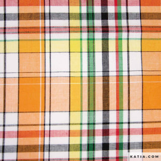 Madras - mexico - oranje - Katia Fabrics