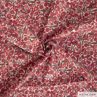 Popeline - bosvruchten - Katia Fabrics