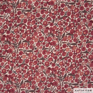 Popeline - bosvruchten - Katia Fabrics