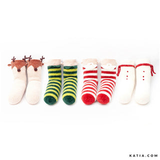 Sockirumi Kit - kerstkousen - sneeuwman