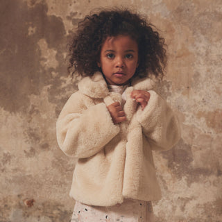 Fluffy - effen - beige - Katia Fabrics