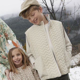 Gewatteerd - vlecht - beige - Katia Fabrics