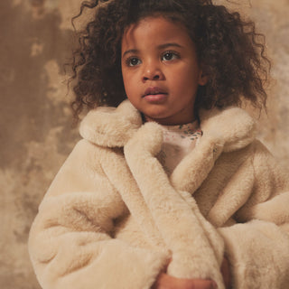 Fluffy - effen - beige - Katia Fabrics