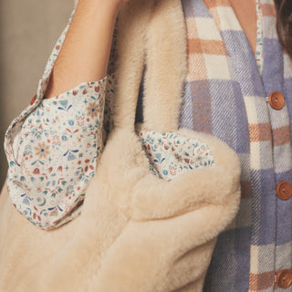 Fluffy - effen - beige - Katia Fabrics