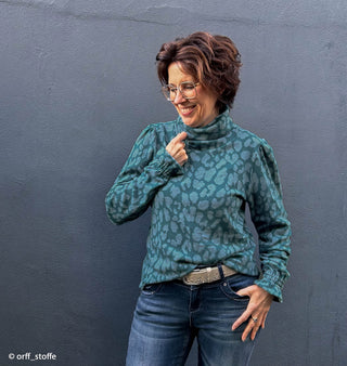 Soft knit - leopard - bruin