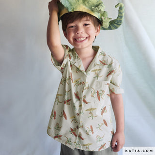 Popeline - hagedissen - Katia Fabrics