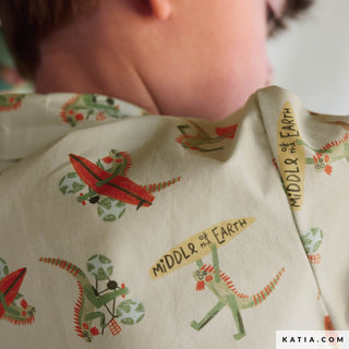 Popeline - hagedissen - Katia Fabrics