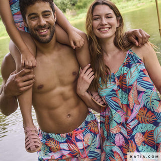 Viscosevoile - monstera - Katia Fabrics