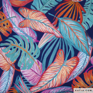 Viscosevoile - monstera - Katia Fabrics