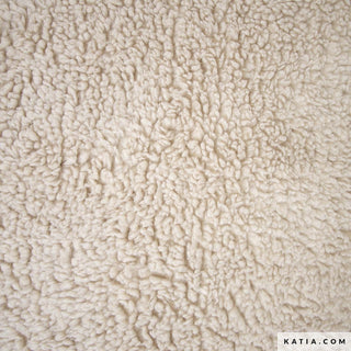 Schapenteddy - effen - beige