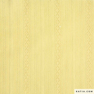 Reliëfkatoen - geel - Katia Fabrics
